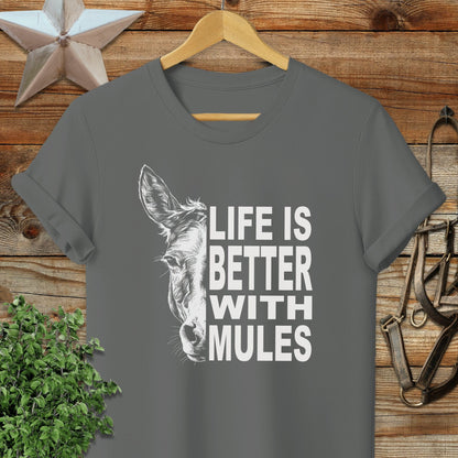 Life With Mules T-shirt