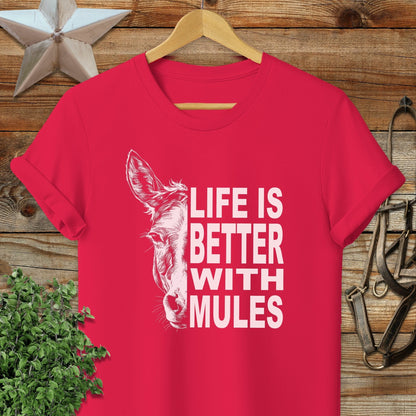 Life With Mules T-shirt