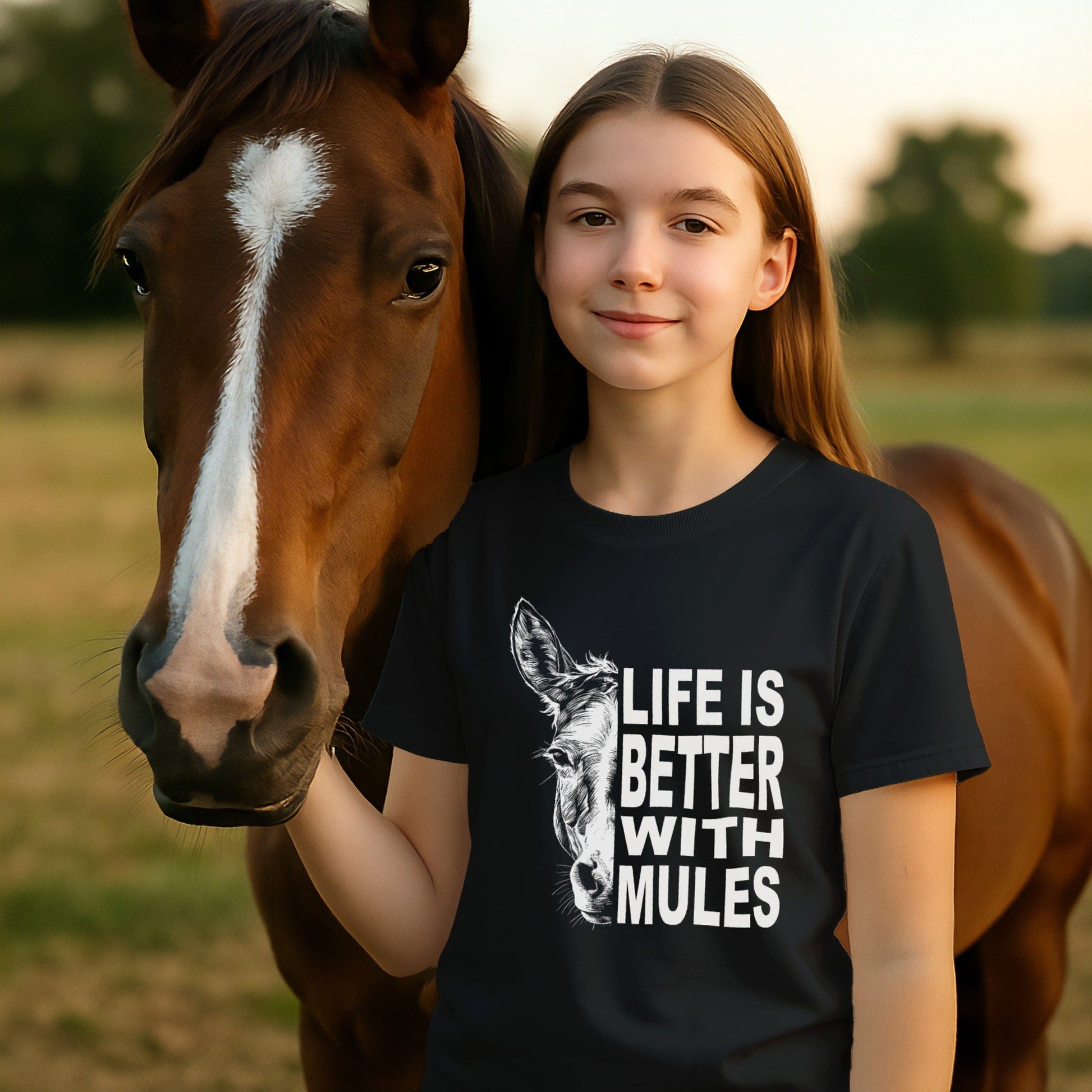 Life With Mules T-shirt (Youth)