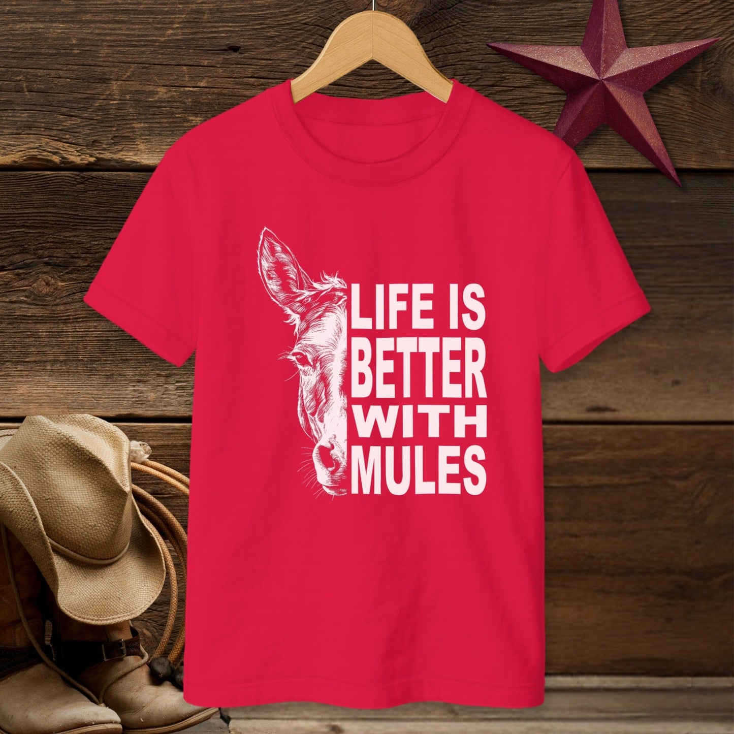 Life With Mules T-shirt (Youth)