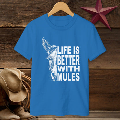 Life With Mules T-shirt (Youth)