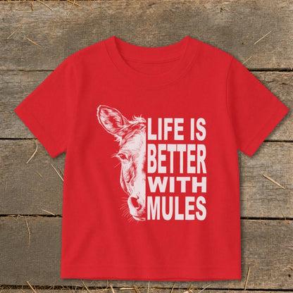 Life With Mules Toddler Tee