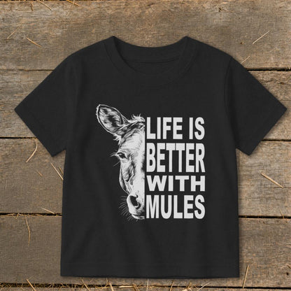 Life With Mules Toddler Tee