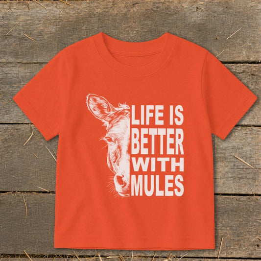Life With Mules Toddler Tee