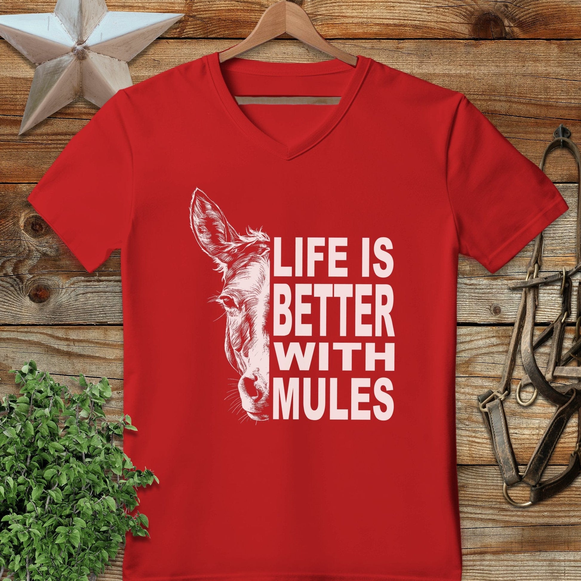 Life With Mules V-neck