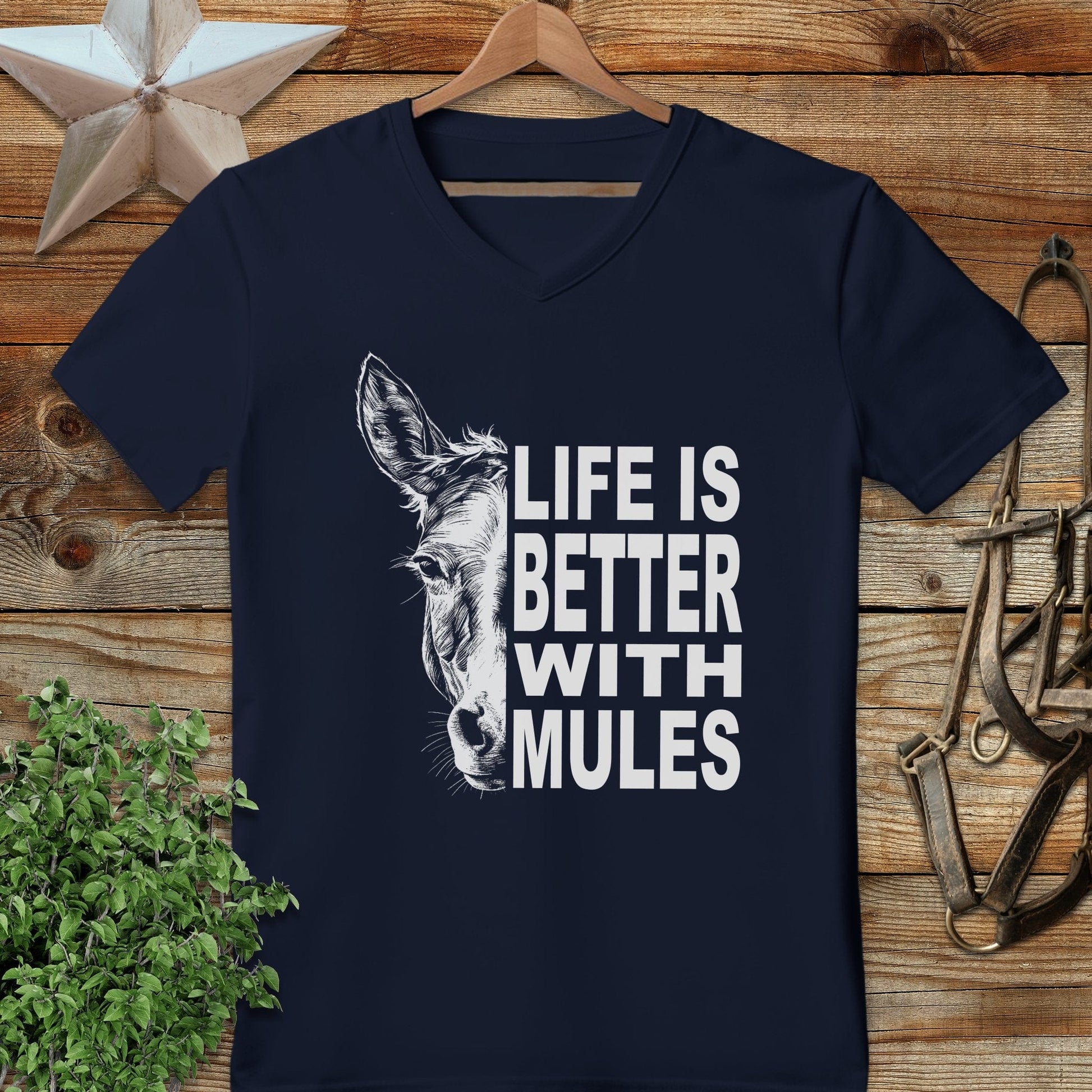 Life With Mules V-neck
