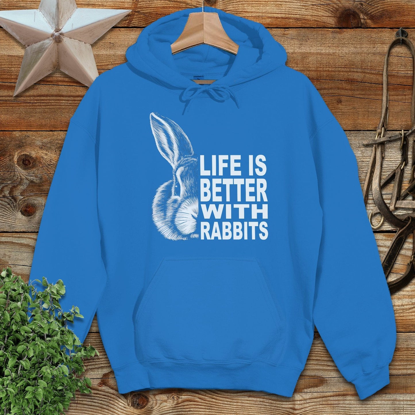 Life With Rabbits Hoodie