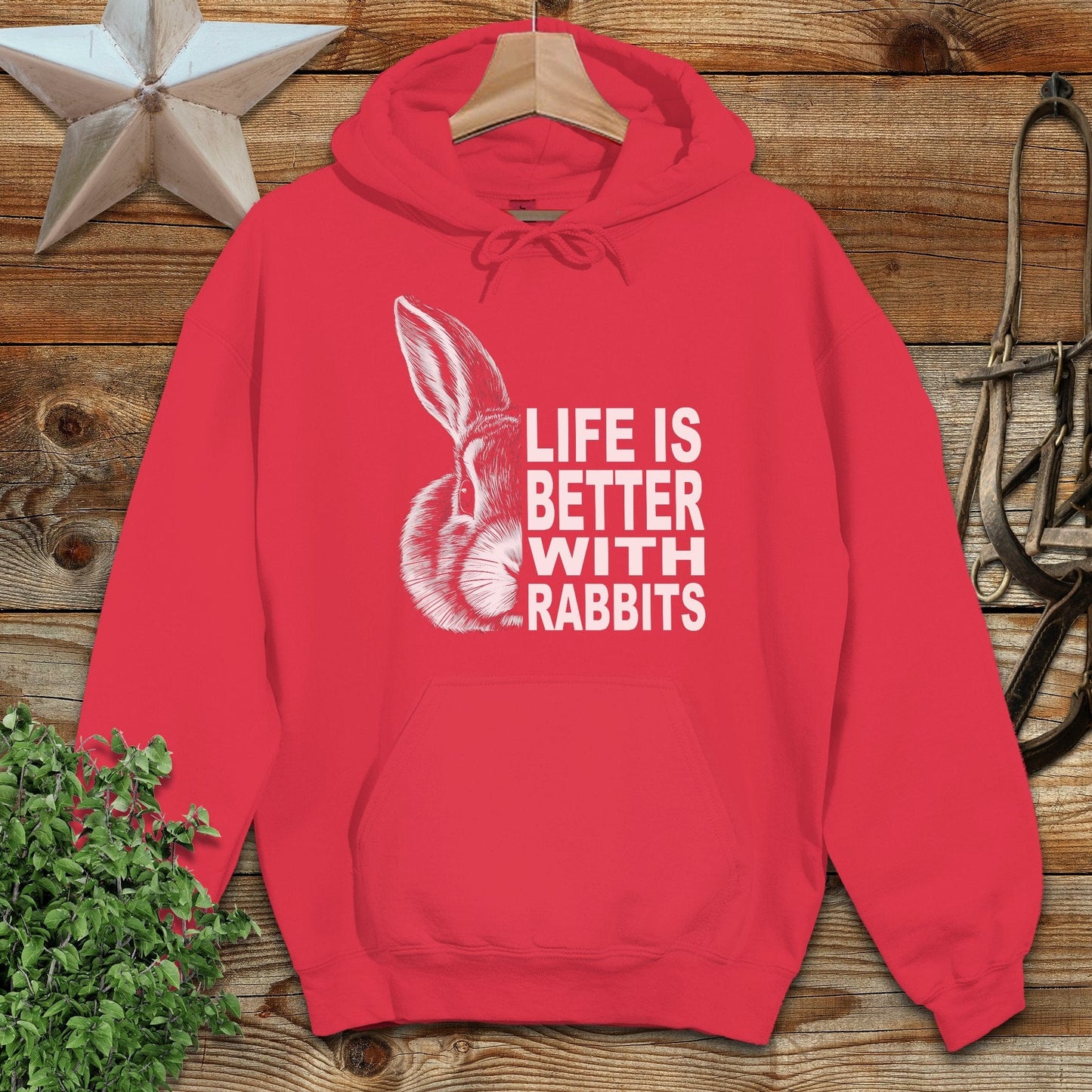 Life With Rabbits Hoodie