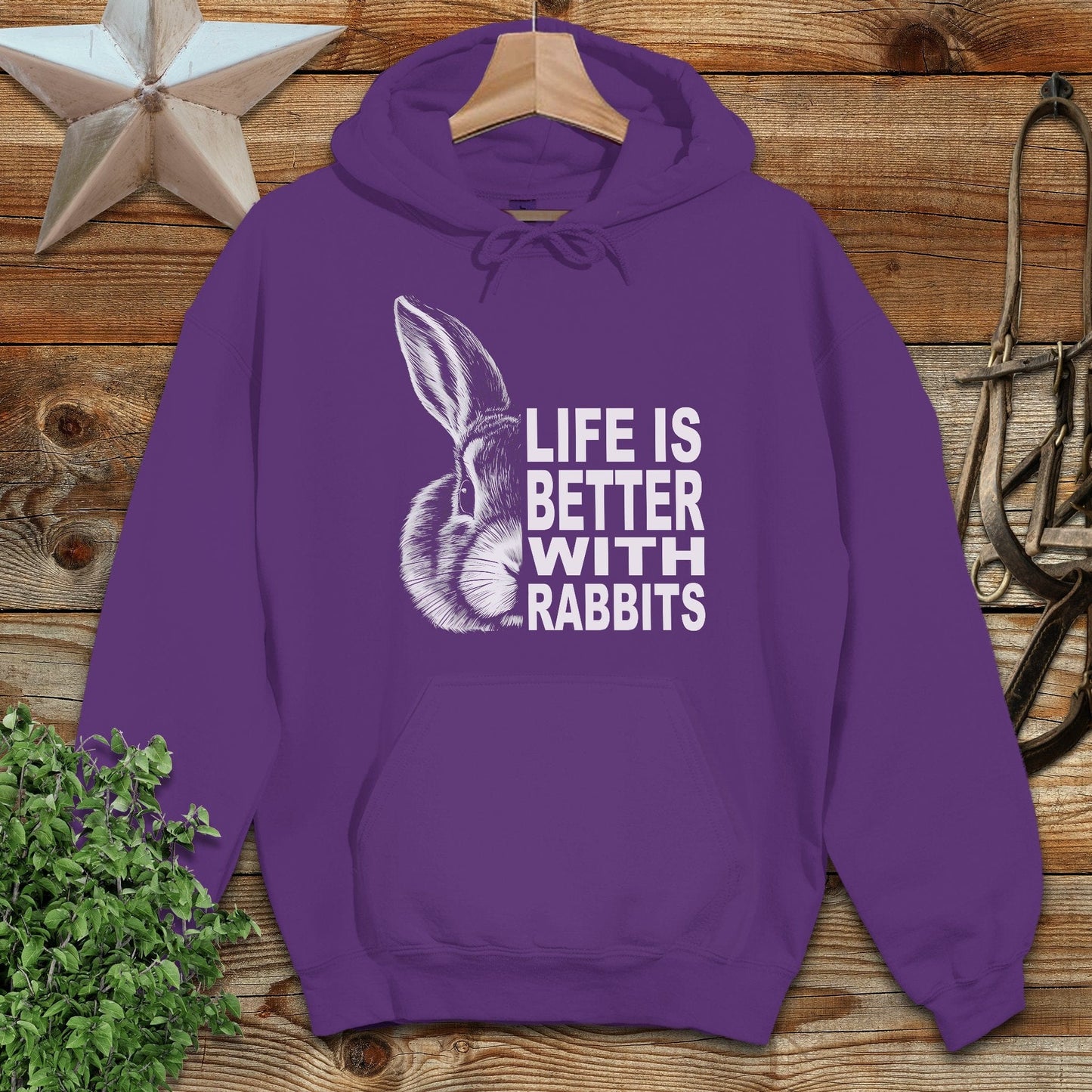 Life With Rabbits Hoodie