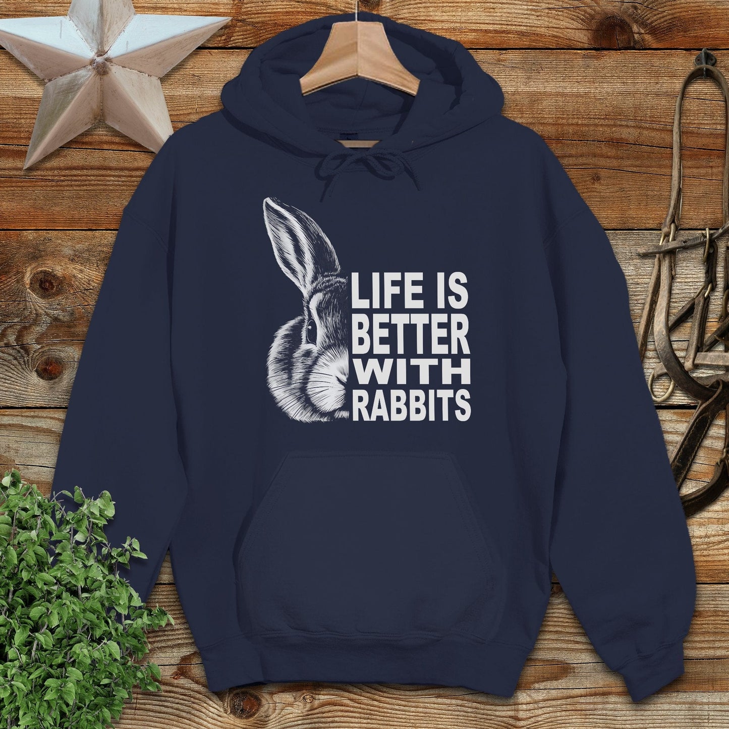 Life With Rabbits Hoodie