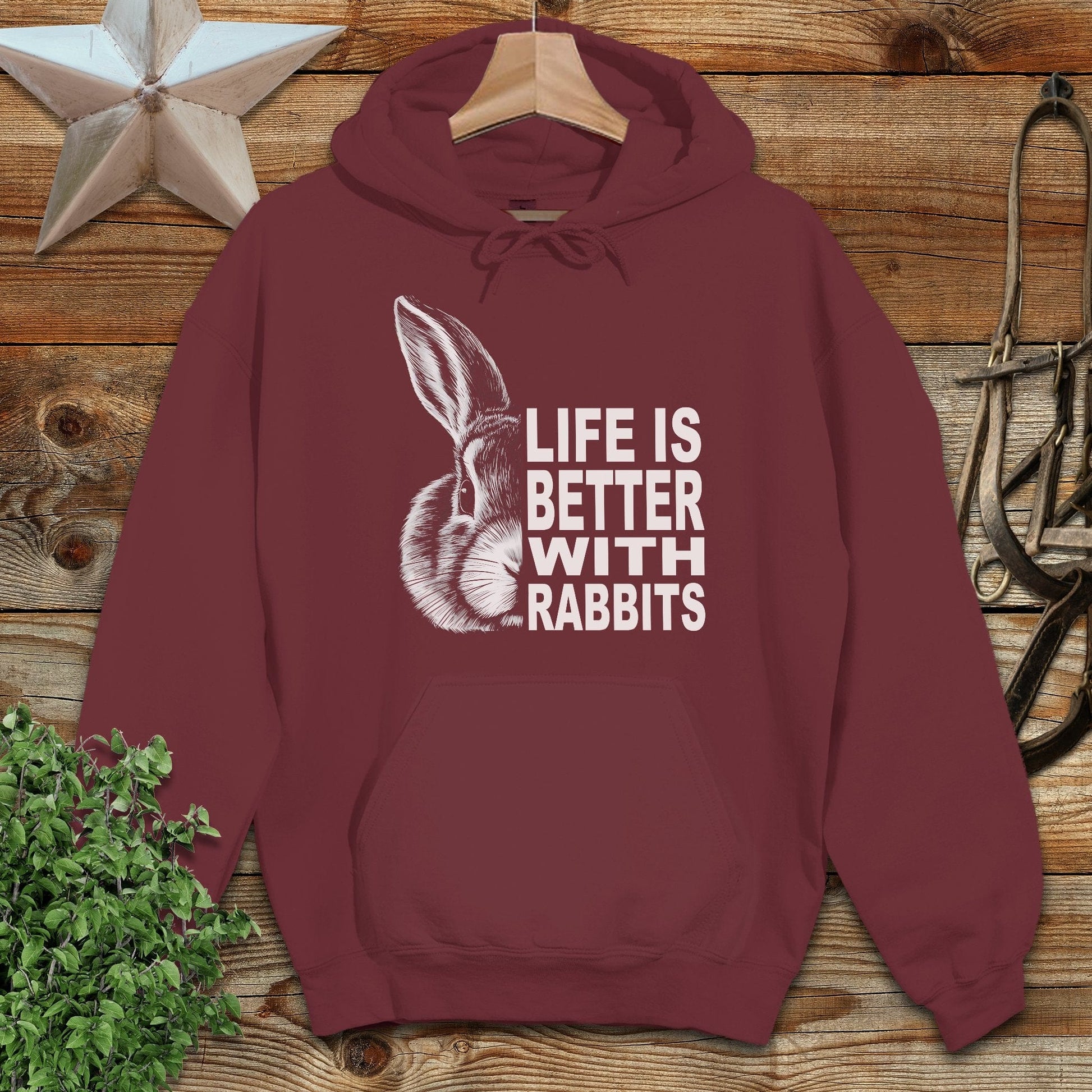 Life With Rabbits Hoodie