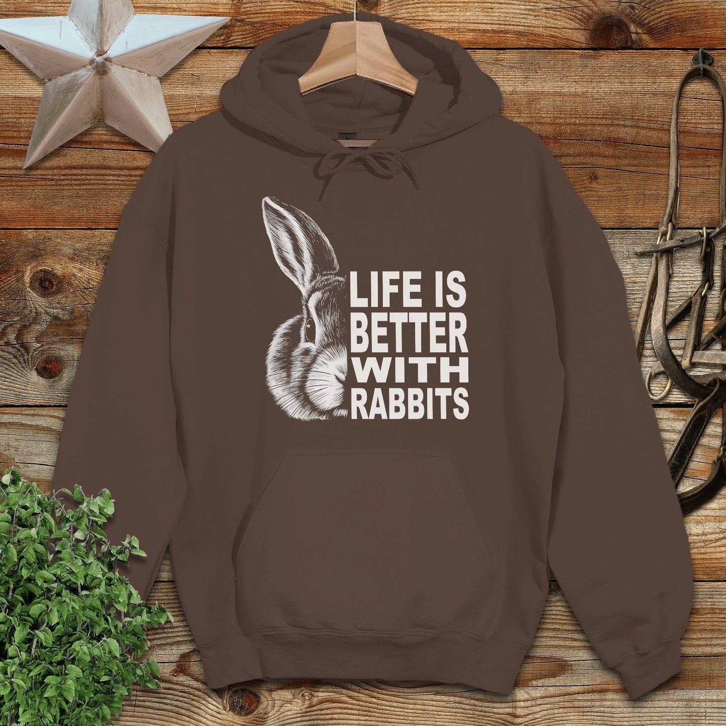 Life With Rabbits Hoodie