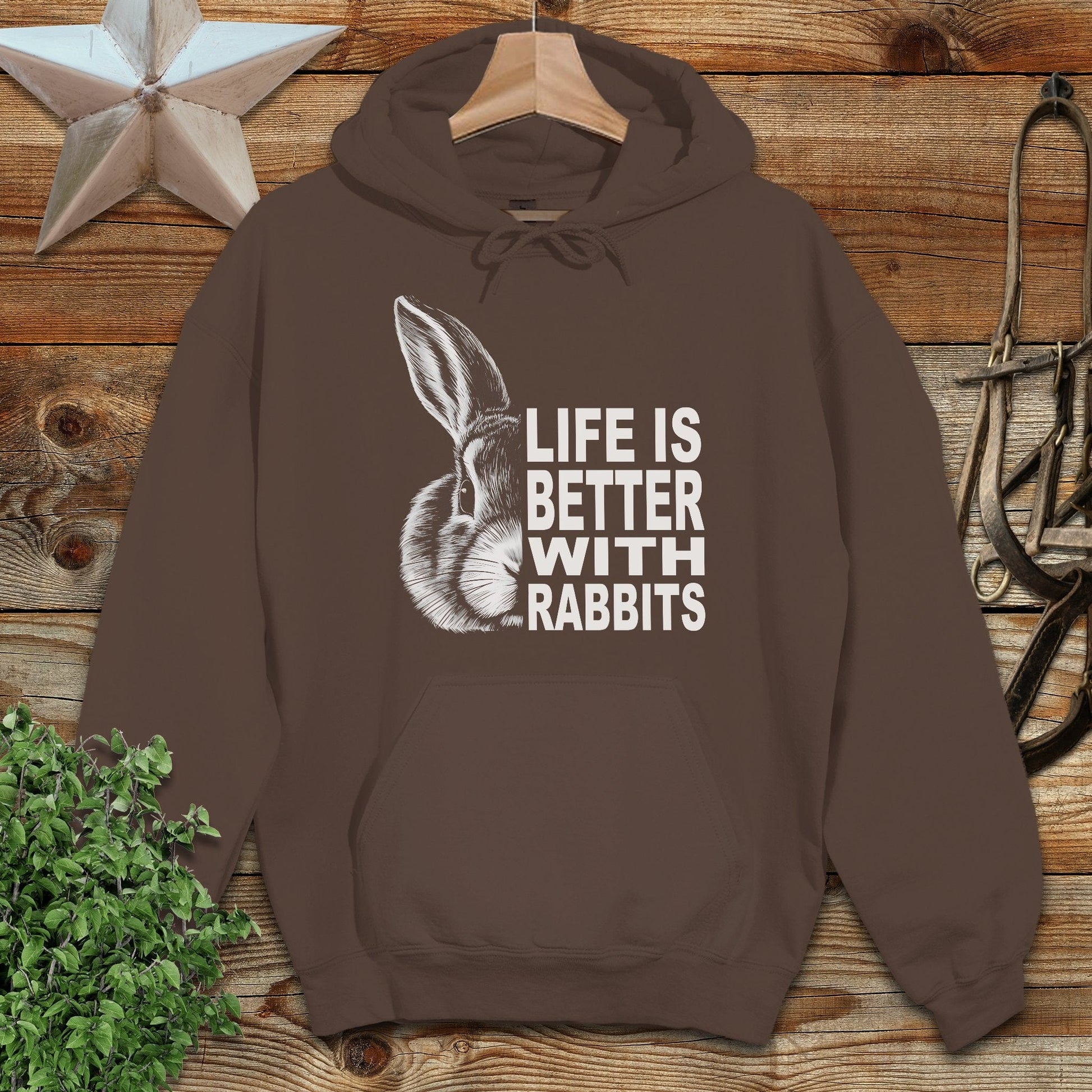Life With Rabbits Hoodie
