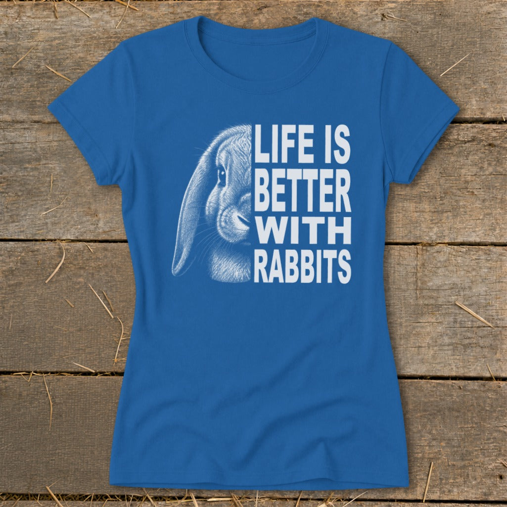 Life With Rabbits Ladies Tee