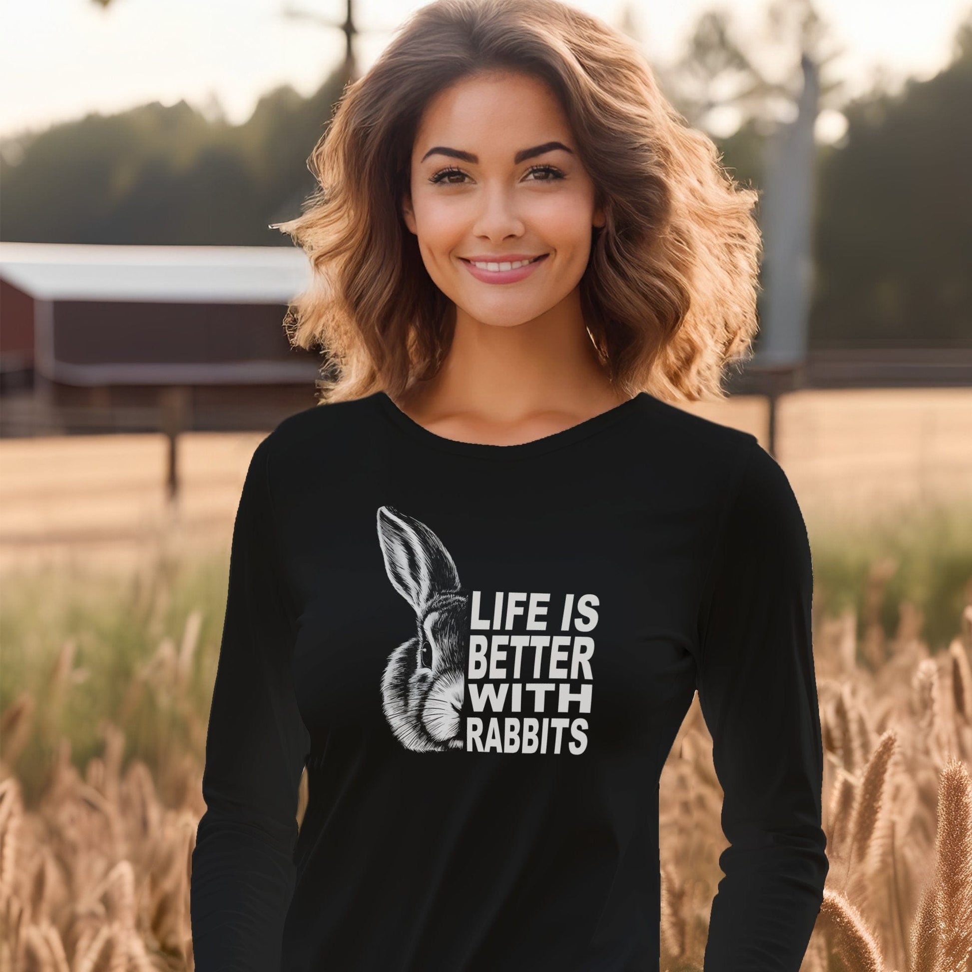 Life With Rabbits Long Sleeve Tee
