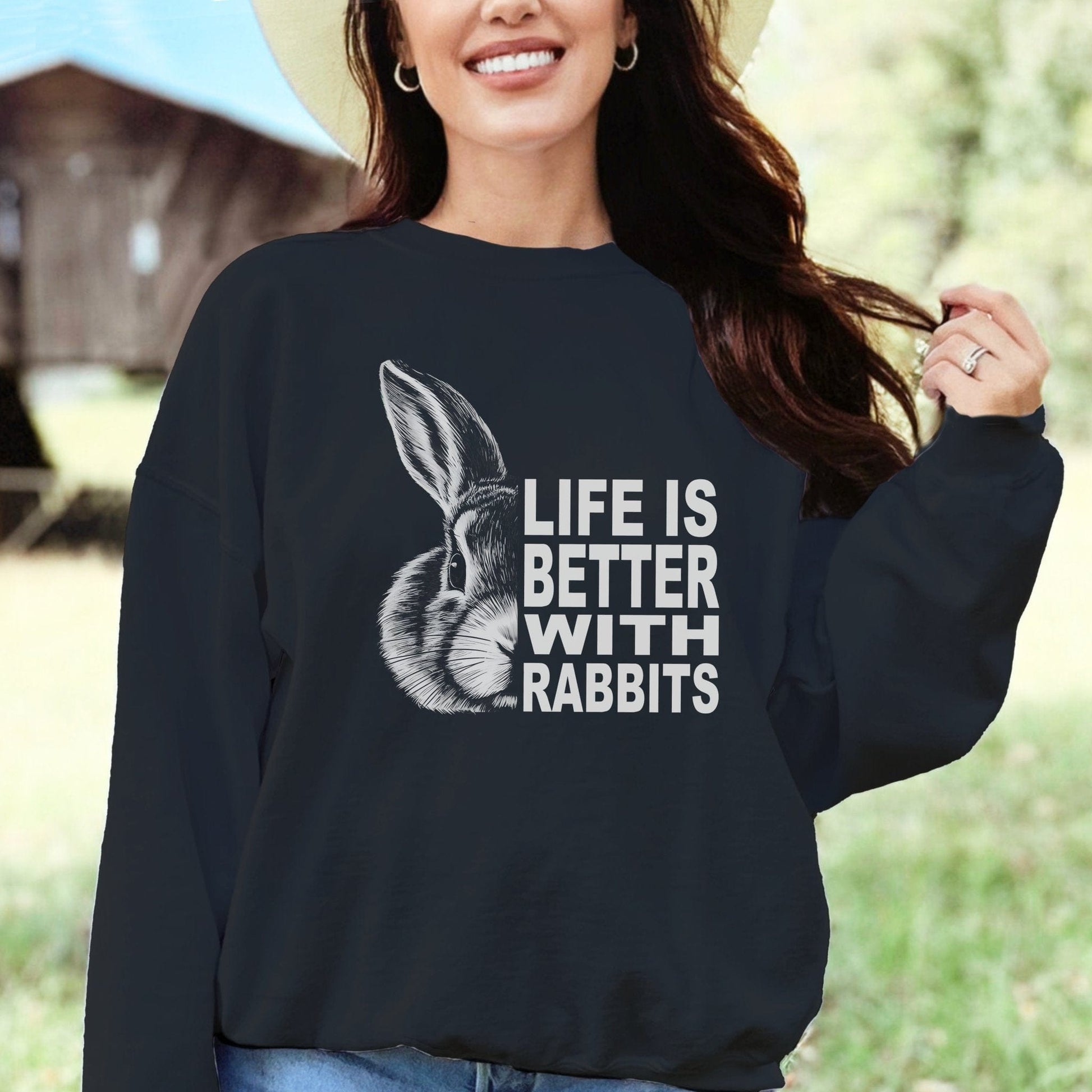 Life With Rabbits Sweatshirt