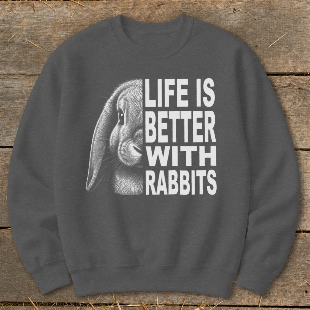 Life With Rabbits Sweatshirt