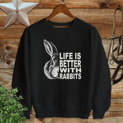 Life With Rabbits Sweatshirt