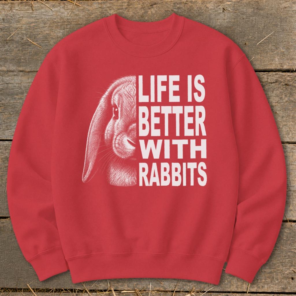 Life With Rabbits Sweatshirt