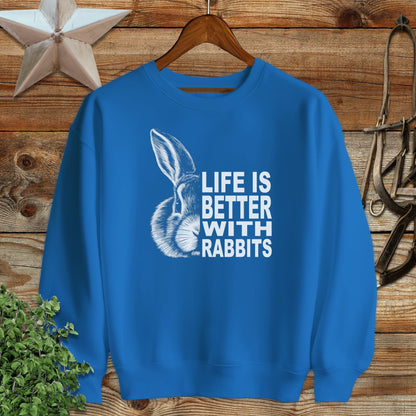 Life With Rabbits Sweatshirt