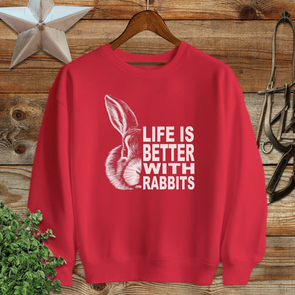 Life With Rabbits Sweatshirt