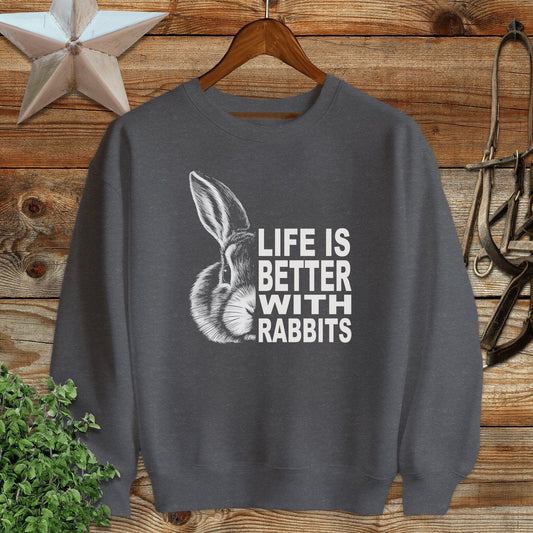 Life With Rabbits Sweatshirt