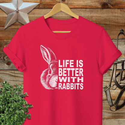 Life With Rabbits T-shirt