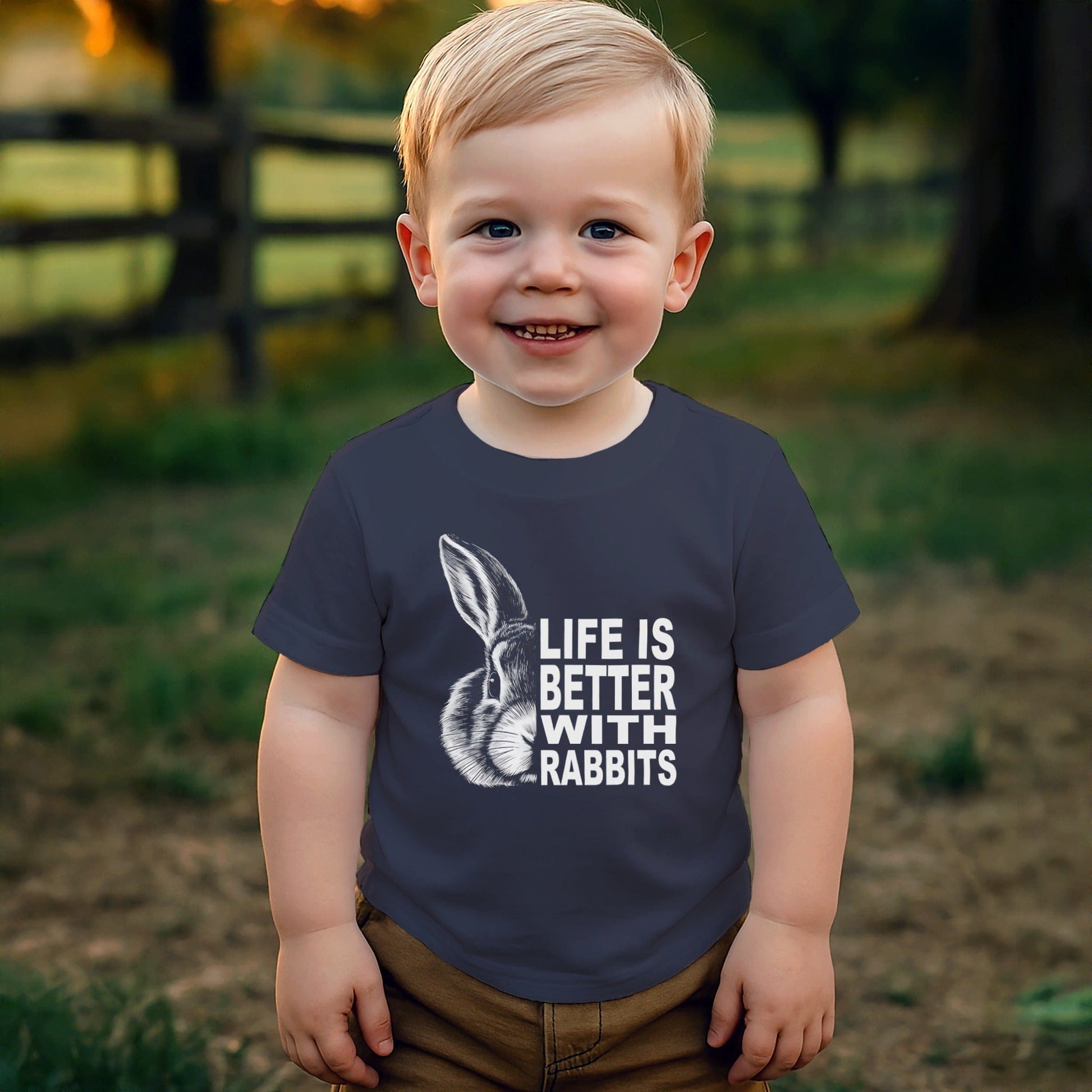 Life With Rabbits T-shirt (Toddler)