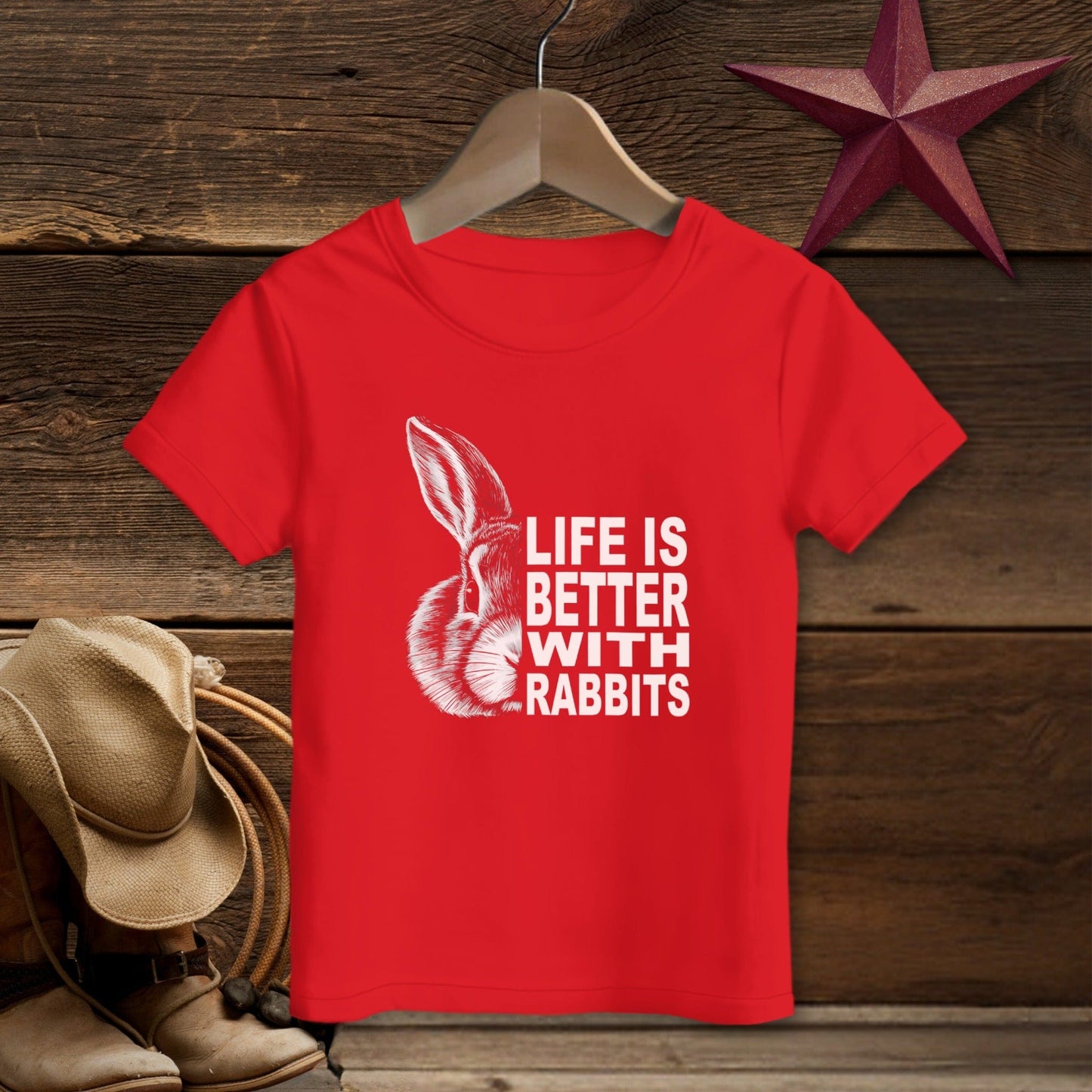 Life With Rabbits T-shirt (Toddler)