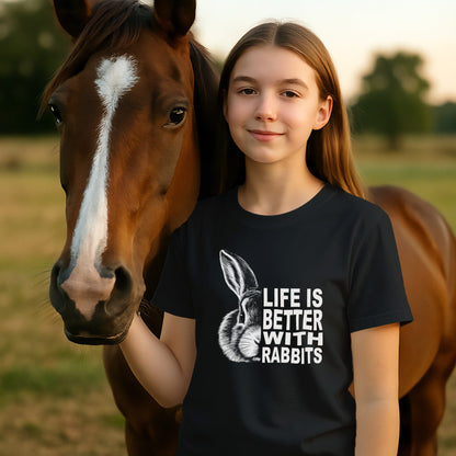 Life With Rabbits T-shirt (Youth)