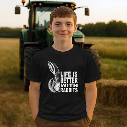 Life With Rabbits T-shirt (Youth)