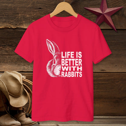 Life With Rabbits T-shirt (Youth)