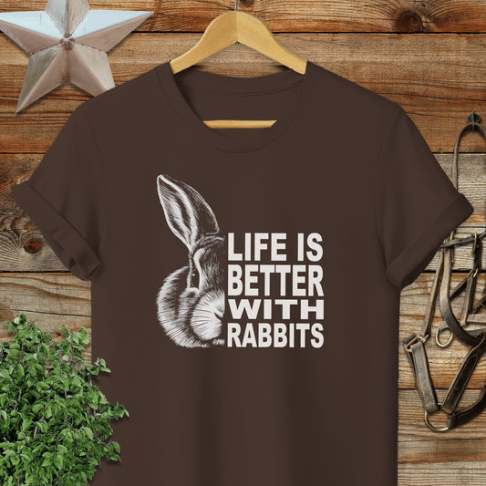 Life With Rabbits T-shirt