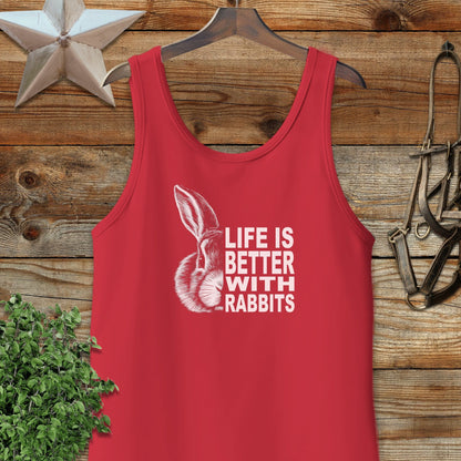 Life With Rabbits Tank Top