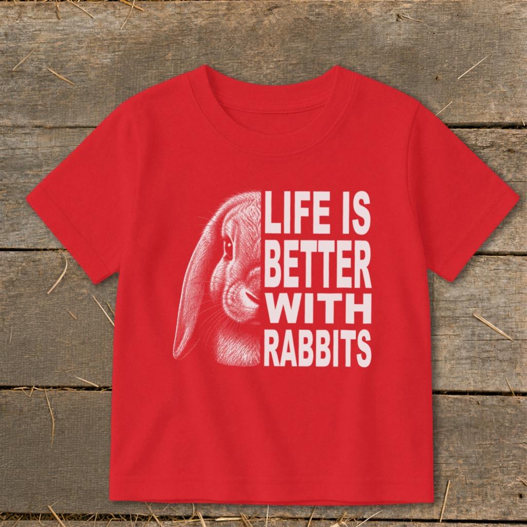 Life With Rabbits Toddler Tee
