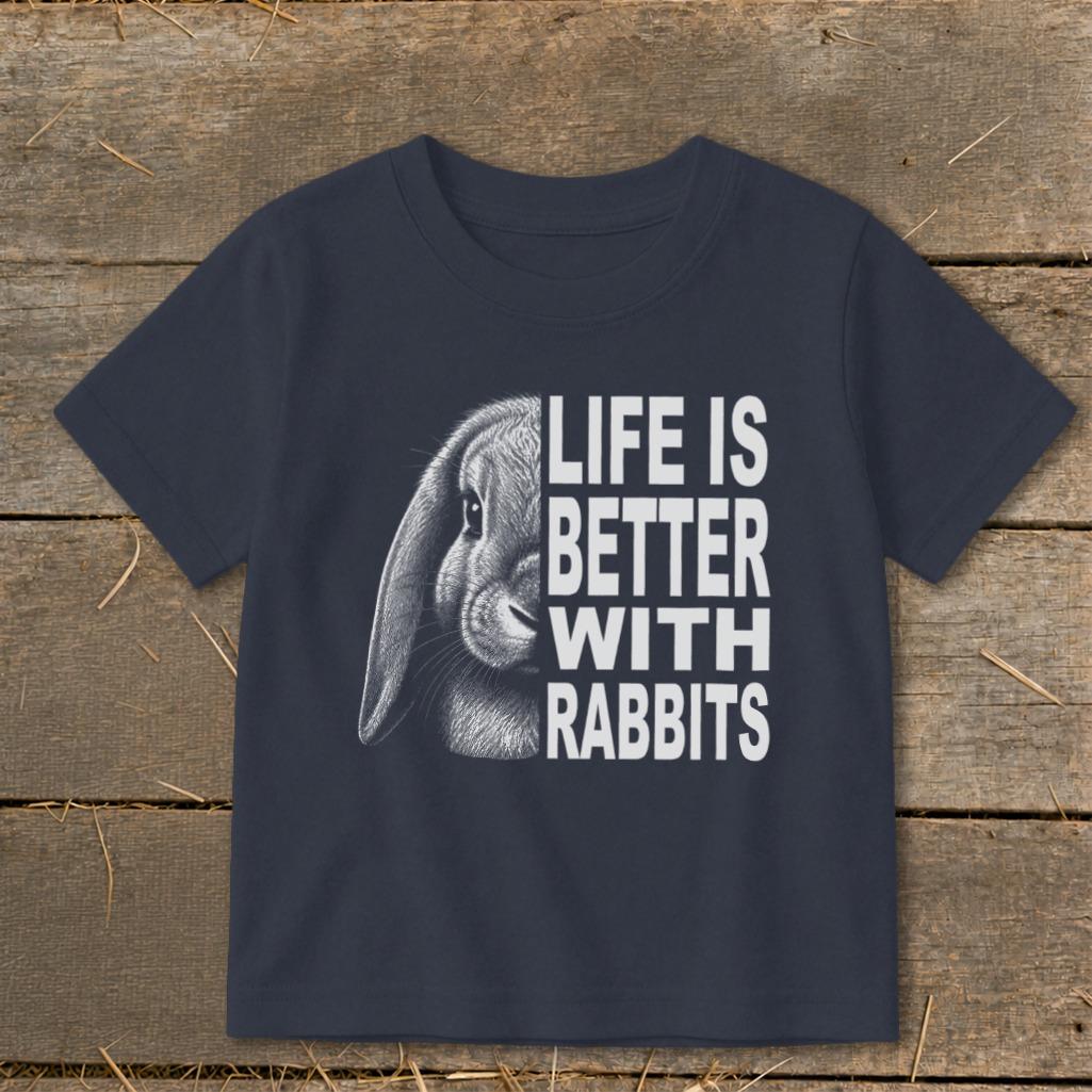 Life With Rabbits Toddler Tee