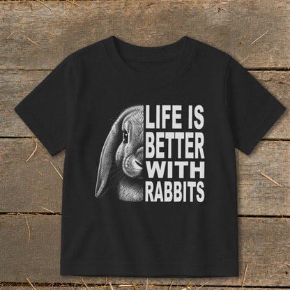 Life With Rabbits Toddler Tee