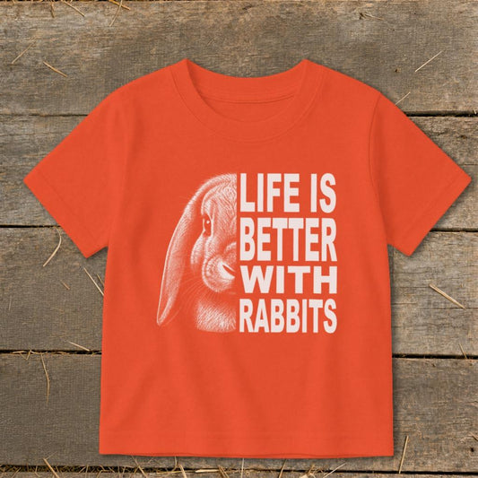 Life With Rabbits Toddler Tee