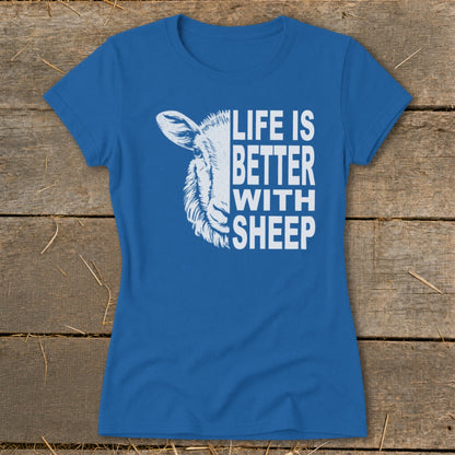Life With Sheep Ladies Tee