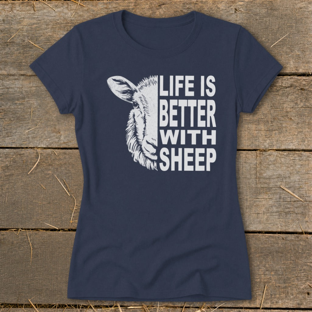 Life With Sheep Ladies Tee