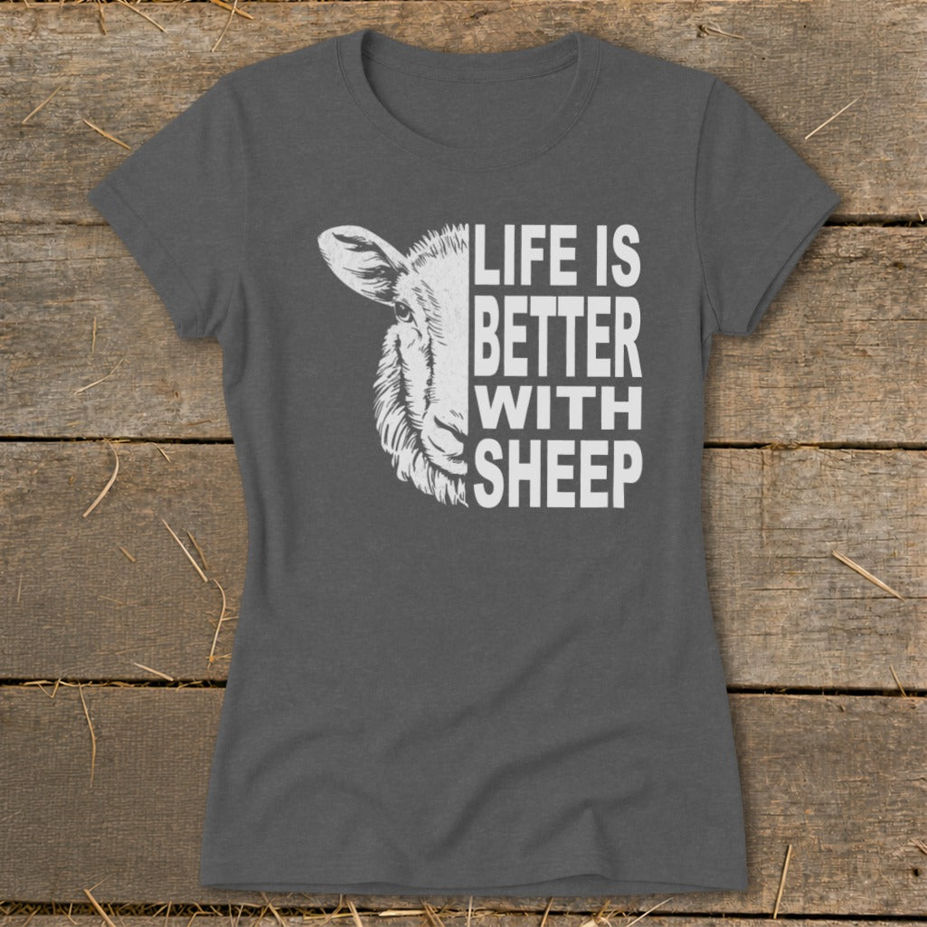 Life With Sheep Ladies Tee