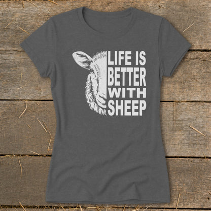 Life With Sheep Ladies Tee