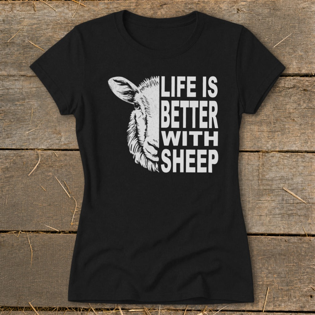 Life With Sheep Ladies Tee