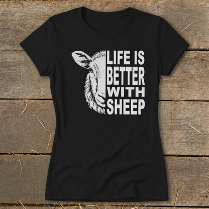 Life With Sheep Ladies Tee