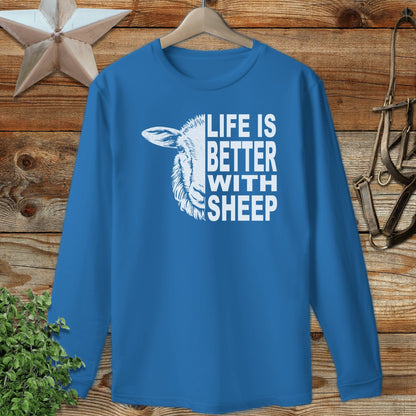 Life With Sheep Long Sleeve Tee