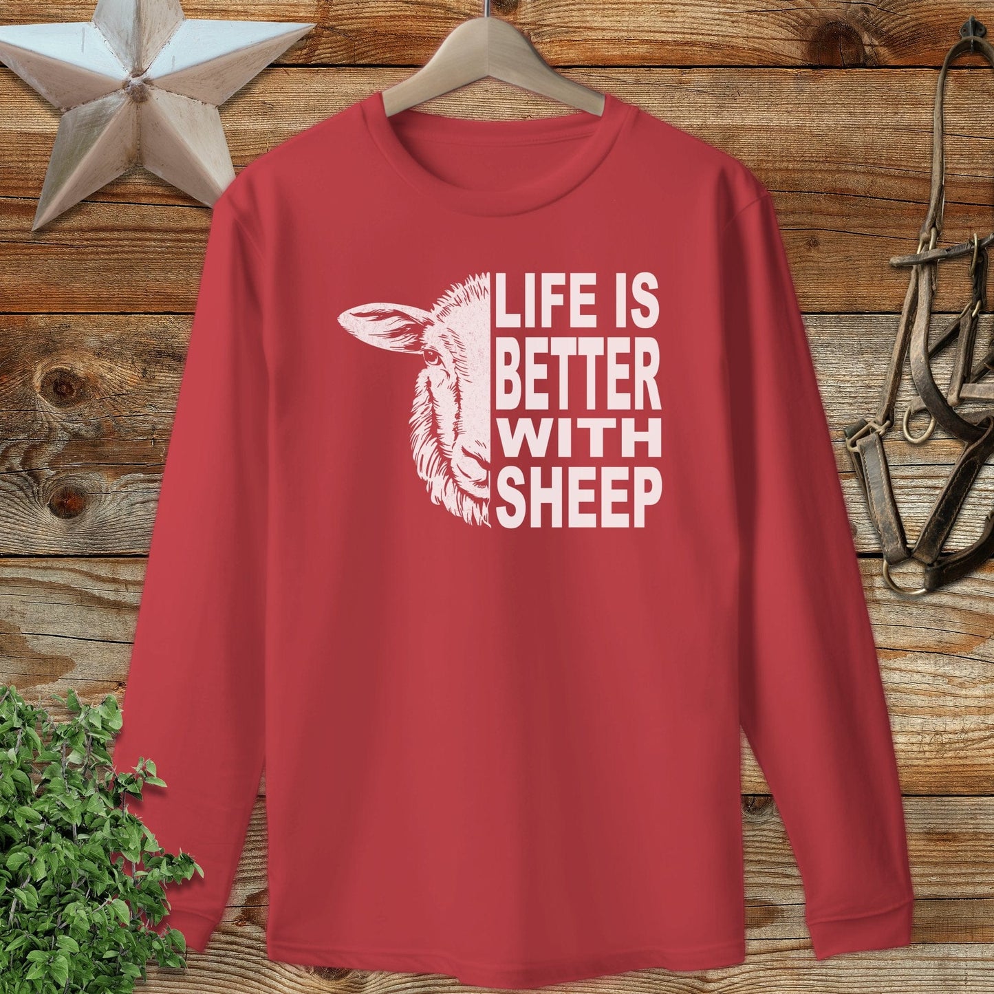 Life With Sheep Long Sleeve Tee