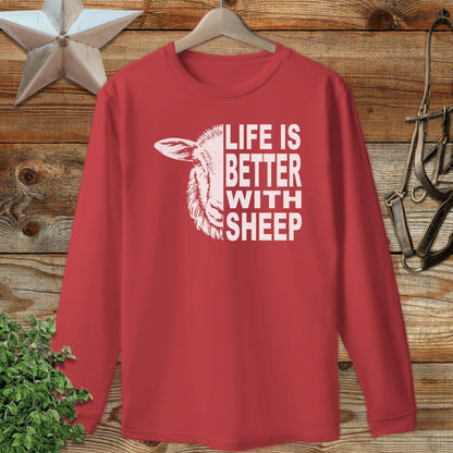 Life With Sheep Long Sleeve Tee