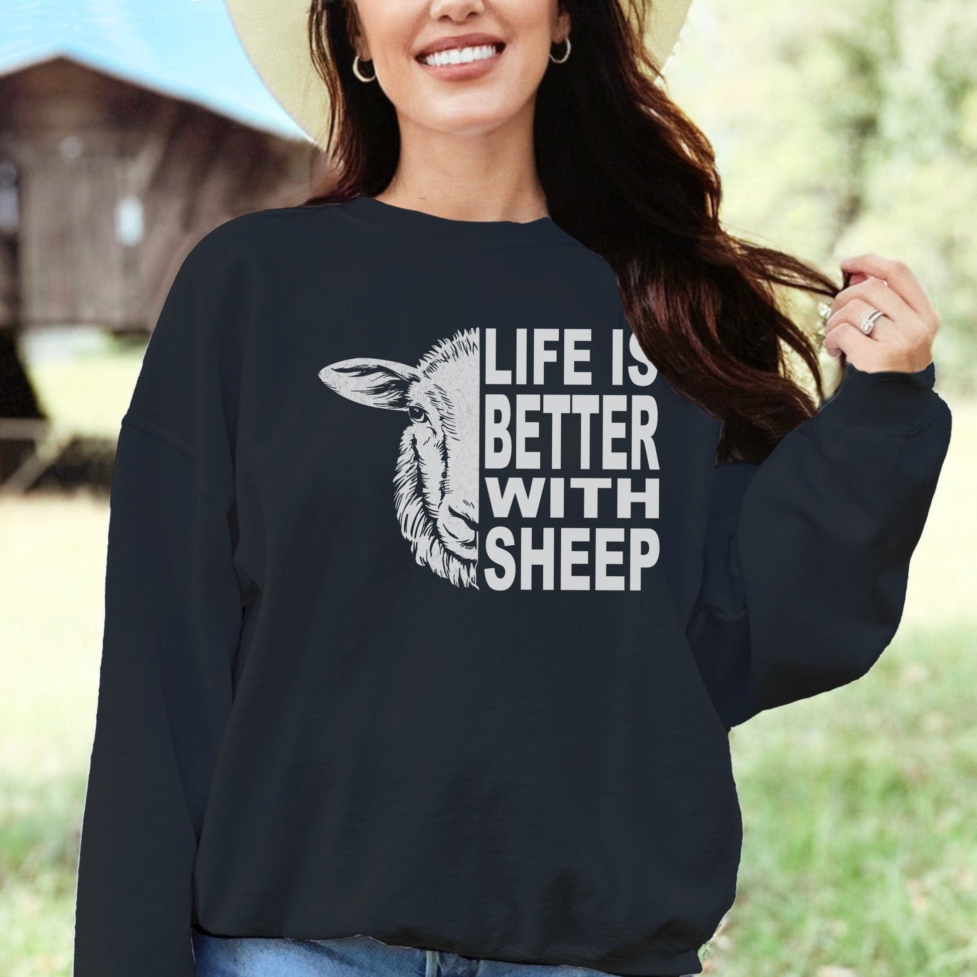 Life With Sheep Sweatshirt