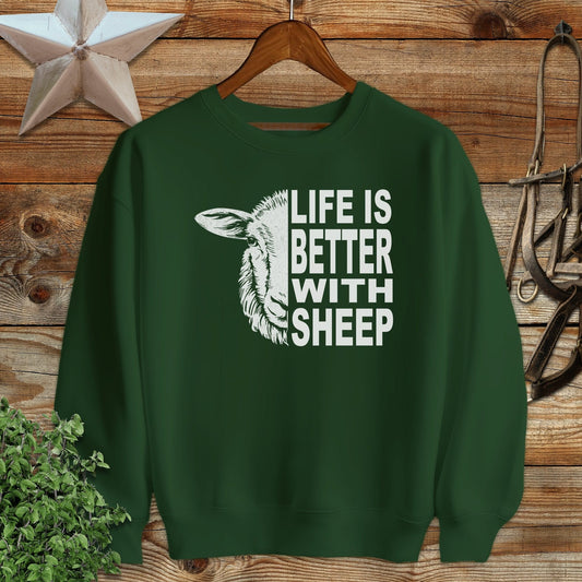 Life With Sheep Sweatshirt
