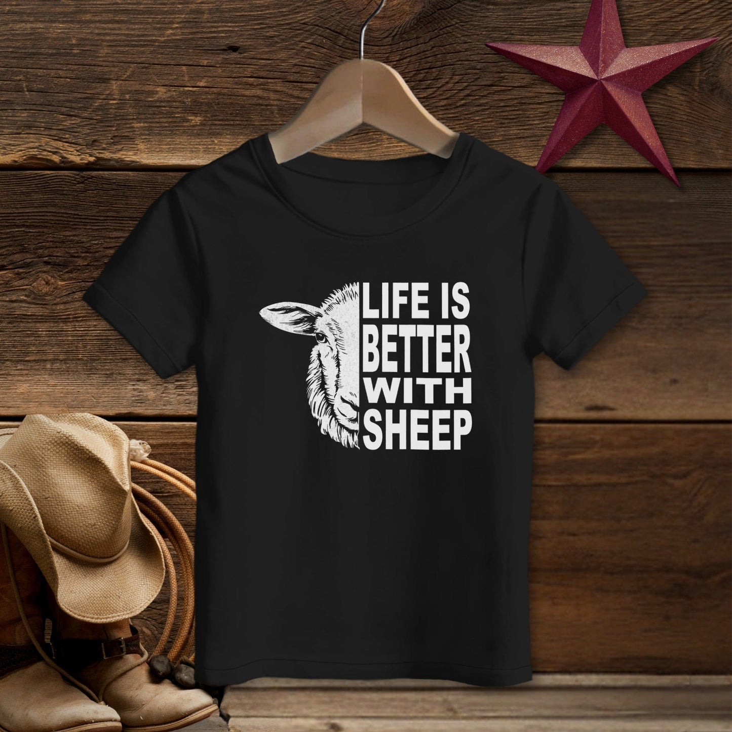 Life With Sheep T-shirt (Toddler)